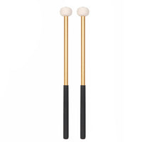 Mallets with Felt Heads Low-Register Timpani Mallets Soft Percussion Sticks for Percussionists, Drummers, Performance, Rehearsal