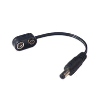 Guitar Effect Pedal 9V Battery Clip Cord, DC Male Power Supply Cable, Single Effect Pedal Power Adapter