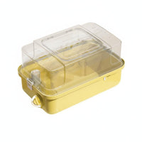 Portable with Handle 2-Story Hamster Villa Large Space Hamster enclosure Set Good Ventilation Rodent Habitat Easy to Clean for Small creature lovers, Children, Parents, journey, Indoors, Bedroom, Living Room