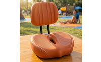 Bike Seat with Backrest Supportive Bike Saddle with Back Support Wide for Cyclists, Commuters, Recreational Biking, Commuting, Stationary Exercise