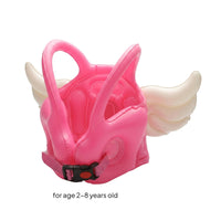 Adjustable Strap Inflatable Swim Vest Buckled Closure PVC Swim Vest Long-Lasting Easy to Inflate