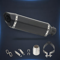 51mm Motorcycle Exhaust Muffler Performance Slip-on Muffler Heat-Resistant Motorcycle Exhaust with Mounting Hardware Rustproof for Motorcyclists, Custom Build