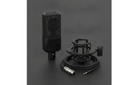 Condenser Audio Transducer with Shock Mount Professional Condenser Audio Transducer Kit Cardioid for Vocalists, Sing-Along