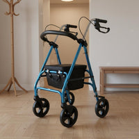 Mobile Walking Assistant Assistance Device with Seat Portable Mobile walkers Assistant Assistance Device Double Brake System Walking Frame