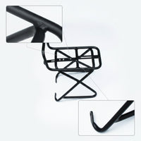 Aluminum Alloy Front Bike Rack Heavy Duty Bike Front Rack Cylindrical Sturdy for Cyclists, Commuters, Commuting