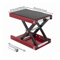 Motorcycle Lift Jack Metal Motorcycle Lift Table Easy to Clean Scissor Jack Surface for Mechanics
