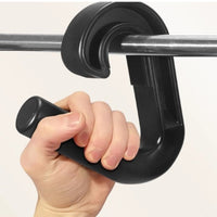 2 Pieces Pull Up Handles Grips Multifunctional Deadlift Hook Handles Ergonomic Design Barbell Rowing Grips for Bodybuilders, Gym