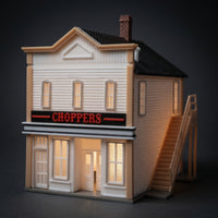 Tavern Shop Diorama Model 1:64 Scale Tavern Diorama Collectible Scenery Piece for Dioramas