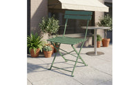 Foldable Folding Cafe Chair Space-Saving Cafe Chair Easy to Clean Furniture Stylish for Garden