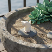Mini Resin Cat Figurine Collectible Micro Landscape Ornament Lightweight and Compact Resin Kitten Model for Crafters, Terrarium, Fairy Garden, Desktop