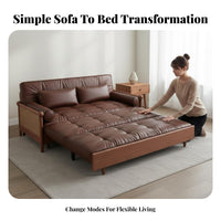 Multi-Functional Pull-extendable Sofa Bed Space-Saving Design Pull-extendable Loveseat Bed two-in-a single pieceUse Living Room Furniture Easy Conversion for Apartment Dwellers, Homeowners, Young Adults, Small Spaces, Home Office