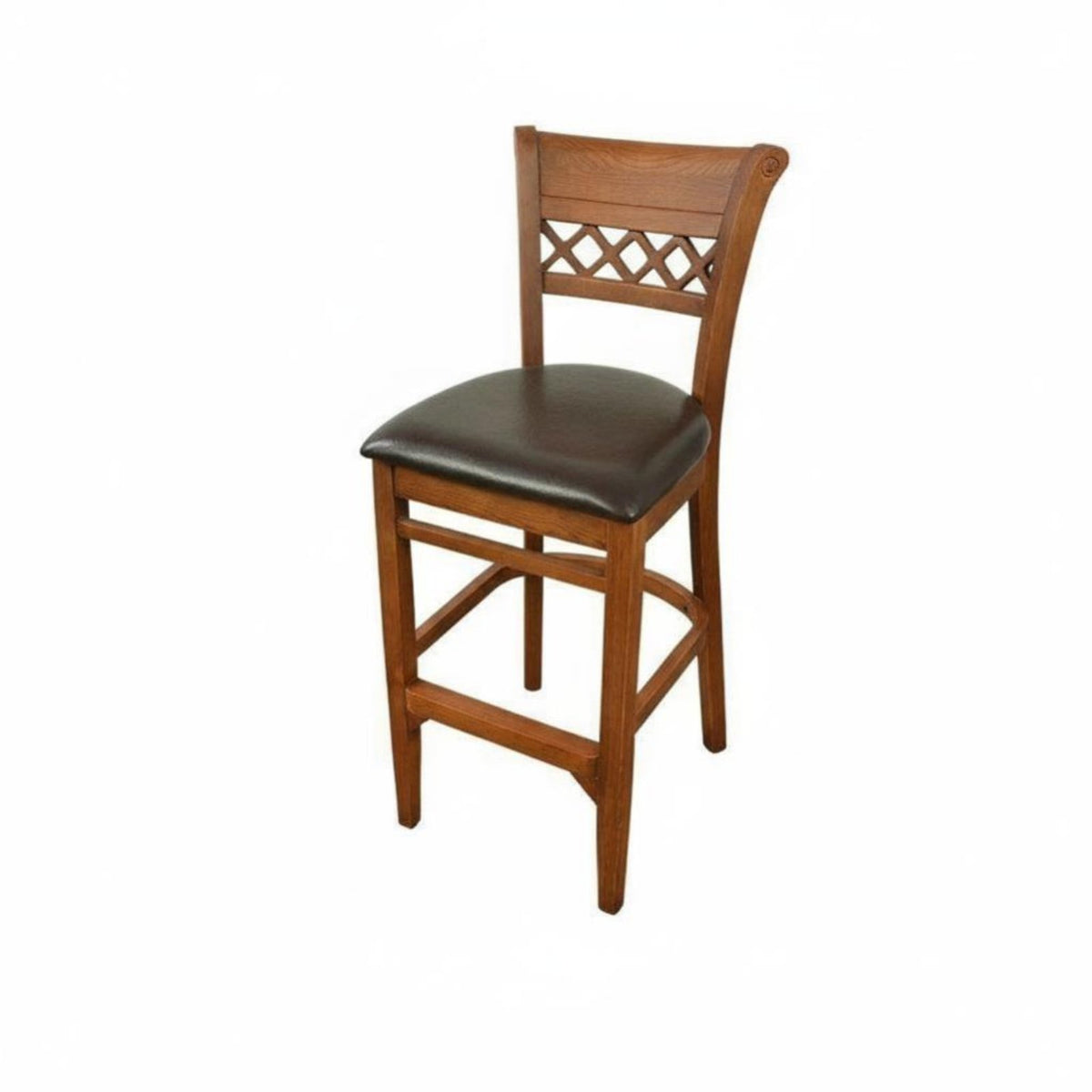 Factory-inspired design Adjustable rotating Bar Stool Retro Design Counter Chair Built-in Footrest Seating Furniture With Backrest for Adults, Business Owners, Homeowners, Cafe, Restaurant, Kitchen, Dining Room