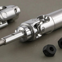 4 Pieces Drive Shafts with Heavy Reinforced Drive Shafts Stainless Steel Look Hardware for RC Hobbyists