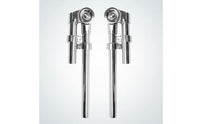 Drum Mounting Bracket Chrome-Finished Tom Mount with Clamp Rust-Resistant Tom Drum Mount for Drummers