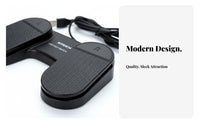 Multi-Purpose USB Foot Pedal Plug and Play Keyboard Foot Pedal Easy Setup Hands-Unrestricted Computer Controller Ergonomic Design for Unburden Ice Workers, People with Disabilities, Gaming, Live Broadcasting, Transcription, Music Performance