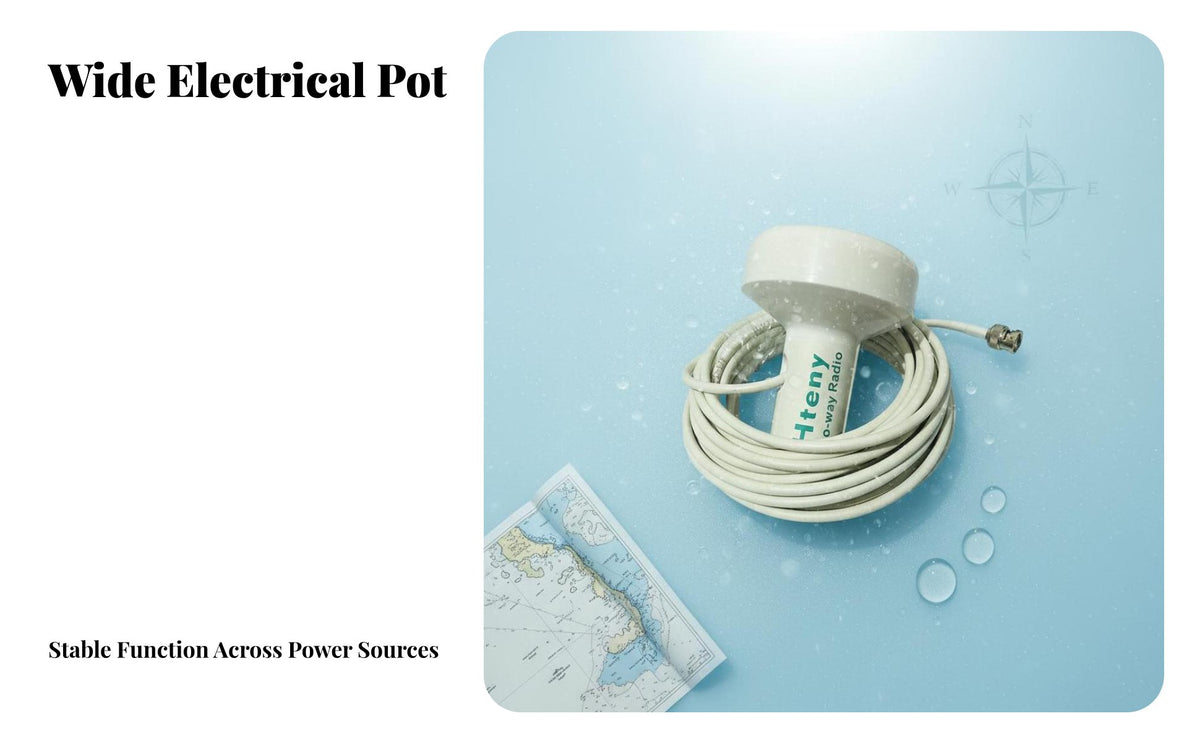 Mushroom Head Antenna Waterproof Orbital Positioning Timing Antenna Weatherproof Active Module for Fishermen, Vehicle Owners, Boats, Yachts, Outdoor