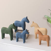 Swedish Dala Horse Wooden Figurine Red Creative Decoration