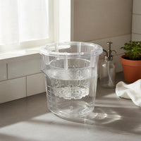 Multi-Functional Self-Watering Epiphytic Plant Pot Lightweight Double Layer Epiphytic Plant Pot Sturdy Clear Self-Watering Planter Modern Design