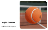 Macaron Colors Colored Tennis Ball Long-Lasting High Rebound Training Ball Multi-Use for Dog Owners, Beginners, Outdoor, Backyard, Park