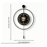 Vinyl Record Style Clock Oversized Vinyl Record Clock Vintage for Living Room