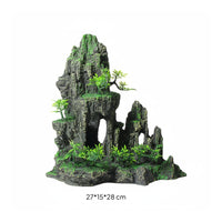 Aquatic Pet Aquarium Hiding Cave Realistic Design Aquatic Pet Hideout Cave