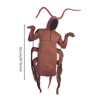 Roach Costume One-Piece Design Roach Jumpsuit Versatile Wear Jumpsuit for Men, Adults, Halloween, Parties