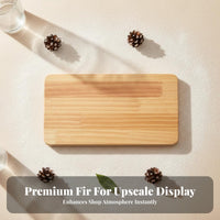 Tiered Arrangement Wooden Display Riser Set Multi-Functional Wooden Food Display Stand Hand-Polished Rustic Buffet Riser Set Long-Lasting for Event Planners, Restaurant Owners, Bakeries, Dessert Tables, Restaurants, Weddings