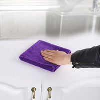 Large Car Drying Towel and 30x70cm Microfibre Cloth, High Absorbency Microfibre Towel for Kitchen, Hemmed Fabric for Household Cleaning