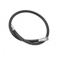 Black Low-Pressure Inflator Hose Rubber Buoyancy Compensator Inflator Hose Flexible Dive Gear Silver Fittings
