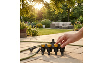5 Way Garden Hose Splitter Heavy-Duty 5-Port Hose Splitter Easy to Use for Irrigation