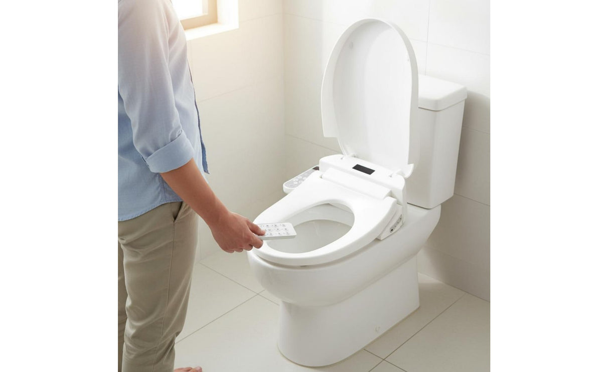 Instant Heating Smart Bidet Toilet Seat Universal Fit Heated Bidet Toilet Seat Stainless Steel Nozzle for Restroom
