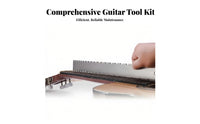 5 Pieces Fretboard Protectors Guitar Fret Leveling Tool Kit All-in-Single Guitar Fretwork Tool Set Professional Grade for Workshop