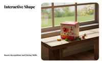 Hand-Eye Coordination Feel and Guess Box Early Learning Feel and Find Shape Brainteaser Educational Wooden Mystery Box Toy Develops Fine Movement Skills for Toddlers, Preschoolers, Babies, Preschool, Daycare