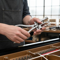 Sturdy Metal Body Single Side Tuning Pin Pliers Easy to Use Piano Tuning Pliers for Music Workshop