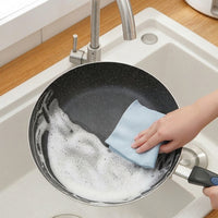 20 Pack Microfibre Cloth 22cm x 22cm, Absorbent Cleaning Cloths for Kitchen and Car, Reusable Color-Coded Cloths for Dishwashing