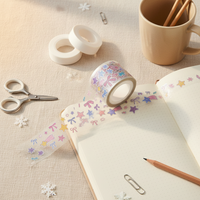 Cai Cai Xuan Xuan Winter Salt Series Butterfly Star PET Washi Tape