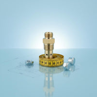 Threaded Brass Vertical Check Valve Compressor Unidirectional-Way Valve Side Vent Holes Hardware Part