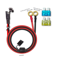 to o rings Terminal Cable  Inline Circuit Protector Protection Fused Loop Terminal Harness Pure Copper Wire 10AWG Tender Cable for Motorcycle, RV