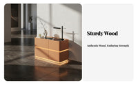 Light Luxury Design Round Smart End Table Multi-Functional Home Furnishing Wireless Charging Nightstand With Storage Drawer for Apartment Dwellers, electronic aficionados, Living Room, Small Spaces, Bedroom, Entryway