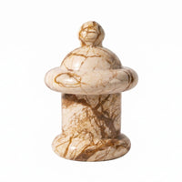 Marble Jar Cylindrical Jar Wider Base Marble