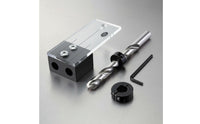 Hole Guide Easy To Use Carpentry Hole Guide Acrylic And Metal Construction Dowel Jig Kit for Woodworkers