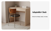 Space-Saving Design Stackable Upholstered Chair Ergonomic Backrest Dining Seat multipurpose Use Indoor Seating half-centuryhalf-century-era Modern design for Adults, Homeowners, Interior Decorators, Living Room, Bedroom, Home Office, Restaurant
