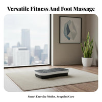 Wireless Controller Control Vibration Plate Machine & Toning Whole Body Vibration Platform Adjustable Speed Settings Body Shaker Machine Anti-Slip Surface for Home Users, Beginners, Adults, Living Room, Office