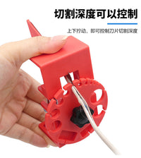 Adjustable Manual Cable Stripper with Rubber Coating