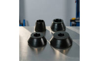 4 Pieces Tapered Tire Balancing Machine Cone Set Machined Wheel Balancer Cone Set Standard Taper Wheel Balancer Cones Wear-Resistant for Mechanics
