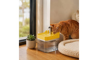 Constant Temperature Heated Water Fountain Heating Automatic Pet Water Dispenser Multi-Stage Filtration Automatic Drinking Bowl Easy to Clean for Cats, Dogs, Indoor