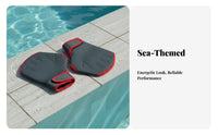 2 Pieces Keeps Hands Warm Webbed Swimming Gloves Non-Slip Neoprene Diving Gloves Skin-Friendly for Swimmers, Athletes, Snorkeling, Pool