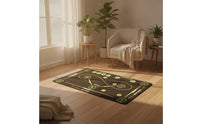Field Hockey Skills Training Mat Easy to Store Field Hockey Practice Low Mat-Profile for Home Practice