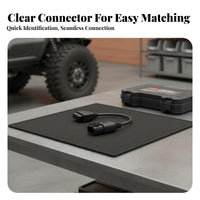 Read and Reset Fault Codes OBD2 to 8 Pin Adapter Seamless Connectivity All-Terrain Vehicle Brand 8 Pin Diagnostic Adapter Sturdy Construction ATV Diagnostic Connector Stable Performance for Mechanics, Workshop, Garage