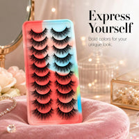 3D Eyelashes Natural Look False Eyelashes for E-Girl Makeup